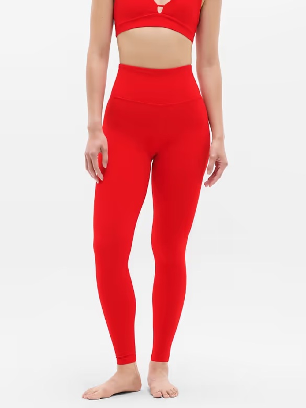 ❤️ Athleta Ultra High Rise Elation Tight Red Size M